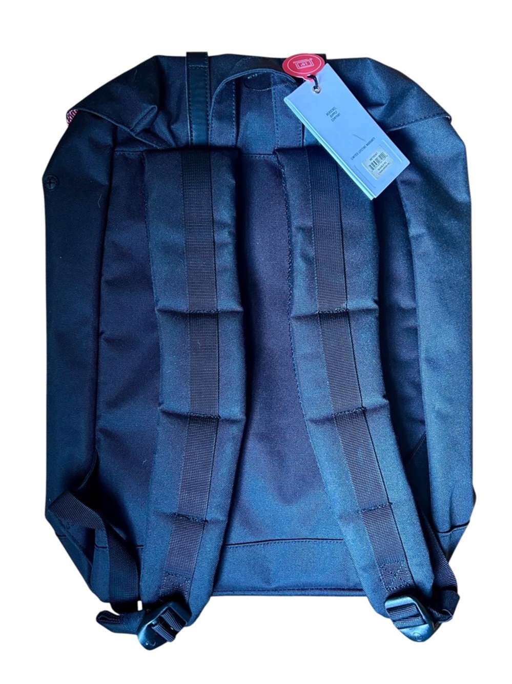 NWT Herschel Supply Company Retreat Backpack Black Canvas 19.5L 17x12x5.75” NEW! - Picture 4 of 6